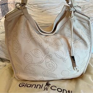 Gianni Conti Italian Suede Leather Tote. Bought in Shop in Lake Como, Italy